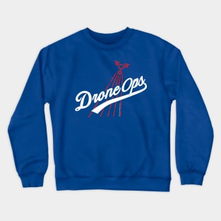 Drone Ops Basebal Crewneck Sweatshirt